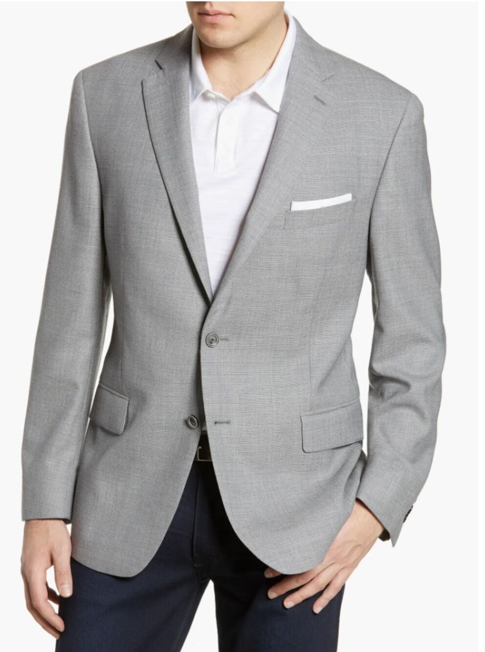 Men's Hart Schaffner Marx New York Fit Solid Wool Blazer 40